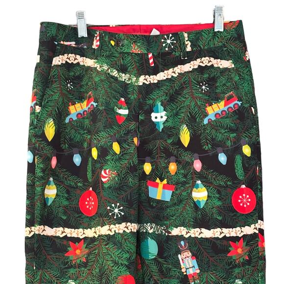 Shinestry The Christmas Tree Camo Men's 30/32 Novelty Christmas Pants Ugly NWOT - Picture 7 of 11